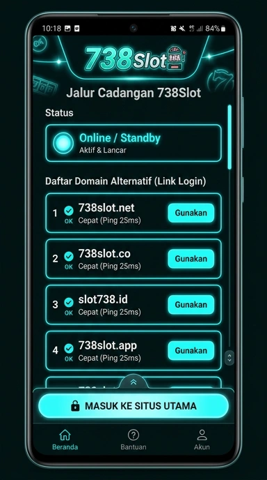 Link Alternatif Terpercaya untuk 738slot di Android