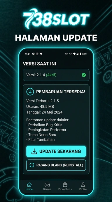 Riwayat Versi 738slot untuk Pengguna Android