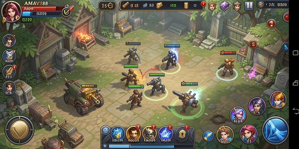 Tampilan antarmuka game AMAVI88 dengan elemen strategi yang menarik.