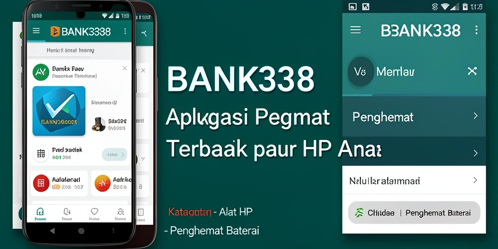 Tampilan antarmuka BANK338 yang intuitif dan menarik untuk penghemat baterai.