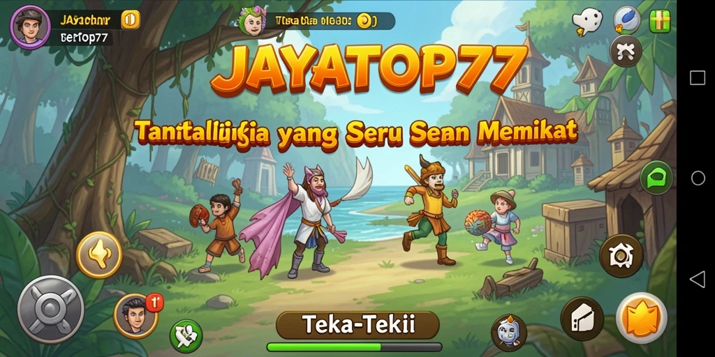 Antarmuka permainan JAYATOP77 yang interaktif dan menarik.