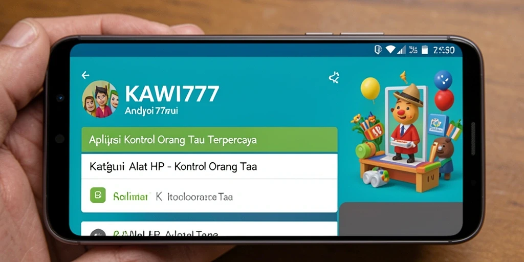 Tampilan antarmuka KAWI777 yang sederhana dan mudah diakses.